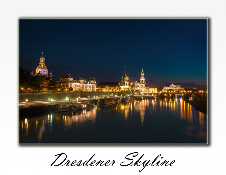 Dresdener Sykline, Architektur, Architekturfotografie, Foto, Dresden, Frauenkirche, Semperoper, Hofkirche, Elbe